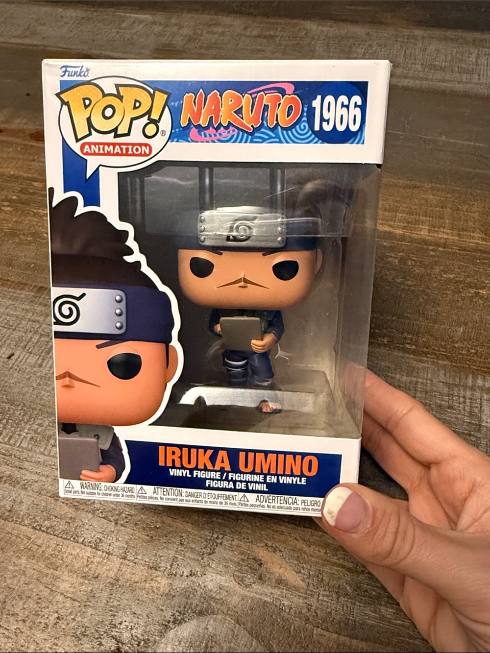 NIB! Naruto Iruka Umino Funko Pop #1966 Collectible Vinyl Figure!